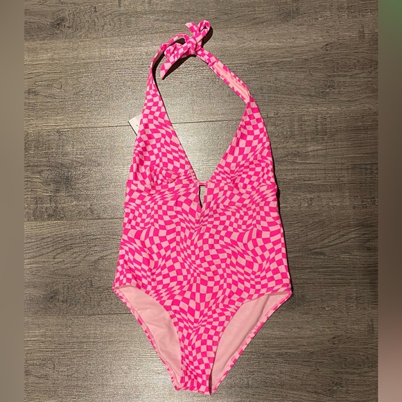 Pink bathing suit new with tags. Women’s size medium - Picture 2 of 4